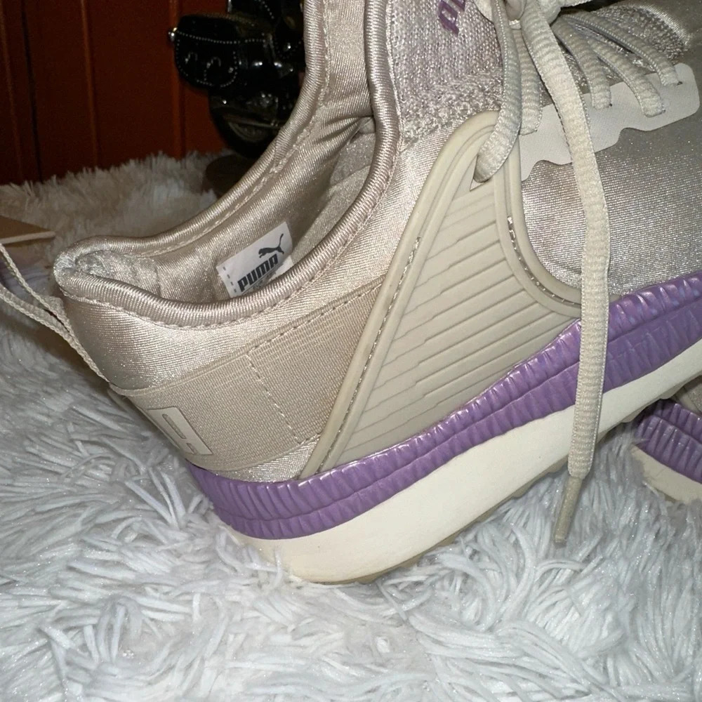 New Puma Soft Foam Optimal Comfort Women's Lilac/Pewter Shoes Size US 10 - Picture 2 of 10